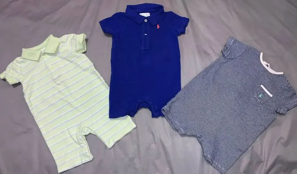 (6-9 months)Ralph Lauren Baby Rompers